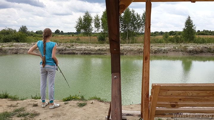 Отдых на Шацких озерах: в селе Пулемец на копанке во дворе