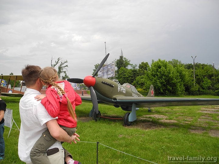 Наша прогулка в музее авиации в Киеве