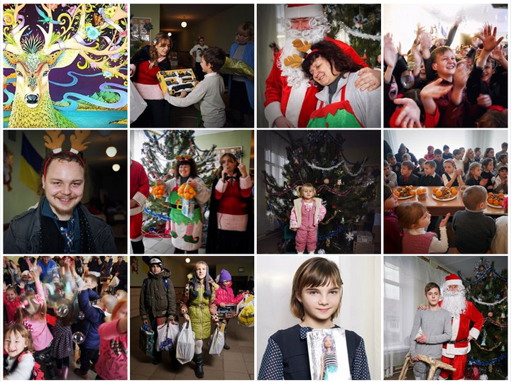 "Олені Святого Миколая" доставляют подарки и дарят радость детям из прифронтовой зоны в Украине