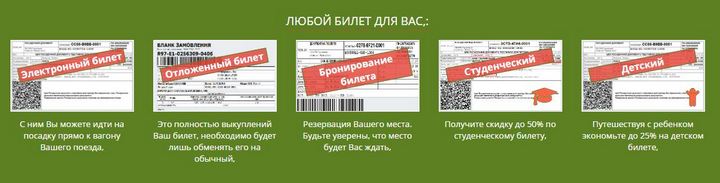 Где купить ж/д билеты через интернет в Украине
