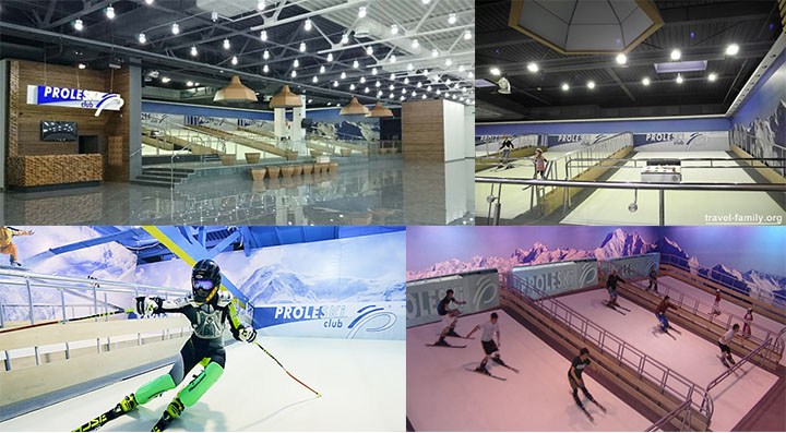 Где научиться кататься на лыжах и сноуборде в Киеве: Горнолыжный тренажер Proleski