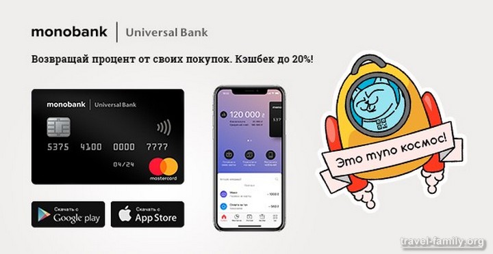 Банковские карты с кэшбэком в Украине