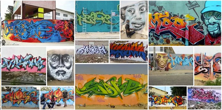 Музеи мира онлайн: Экспонаты граффити в Doxandem Squad (Сенегал)