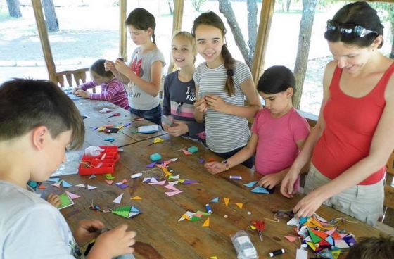 Детский летний лагерь недалеко от Киева