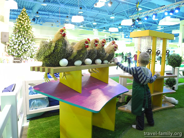 Развлекательные центры для детей в Киеве:"Ферма" для маленьких детей в "Городе профессий"