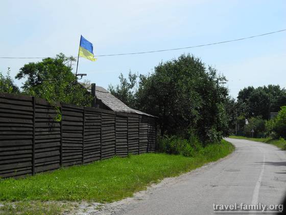 Флаги на частных домах в Украине