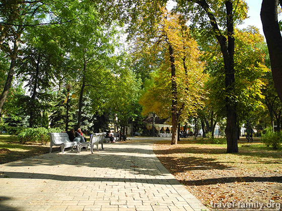 В парке Шевченко в Киеве