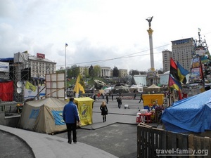 Майдан Независимости в Киеве: апрель 2014