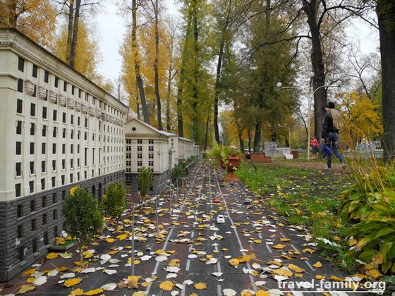 Крещатик в парке "Киев в миниатюре"