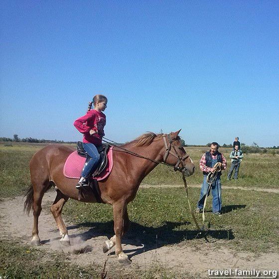 Отдых с детьми, катание на лошадях и обучение верховой езде: активный отдых недалеко от киева