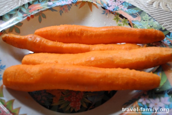 рецепт плова с фото: почистил морковь
